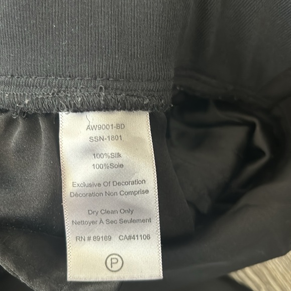 ATM 100%silk jogger style black pants size:xs - Picture 8 of 8